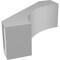 Ekena Millwork 5 1/2-in. W x 14-in. D x 14-in. H Westlake Architectural Grade PVC Knee Brace BRCP055X14X14WTL - alternate 3